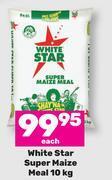 Game White star super maize meal-10kg each offer