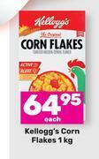 Game Kellogg's corn flakes-1kg each offer