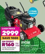 Game Ryobi 125cc petrol lawnmower offer