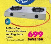 Game Cadac 2 plate gas stove with hose and regulator 193e offer