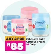 Game Johnson's baby aqueous cream or jelly-for 2 offer