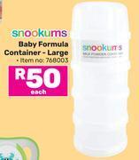 Game Snookums baby formula container large-each offer