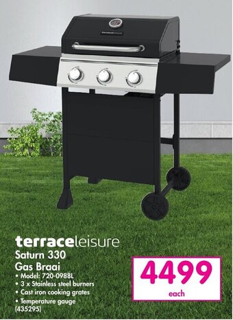 Makro terraceleisure Saturn 330 Gas Braai offer