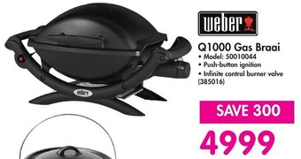 Makro Weber Q1000 Gas Braai offer