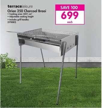 Makro terraceleisure Orion 250 Charcoal Braai offer