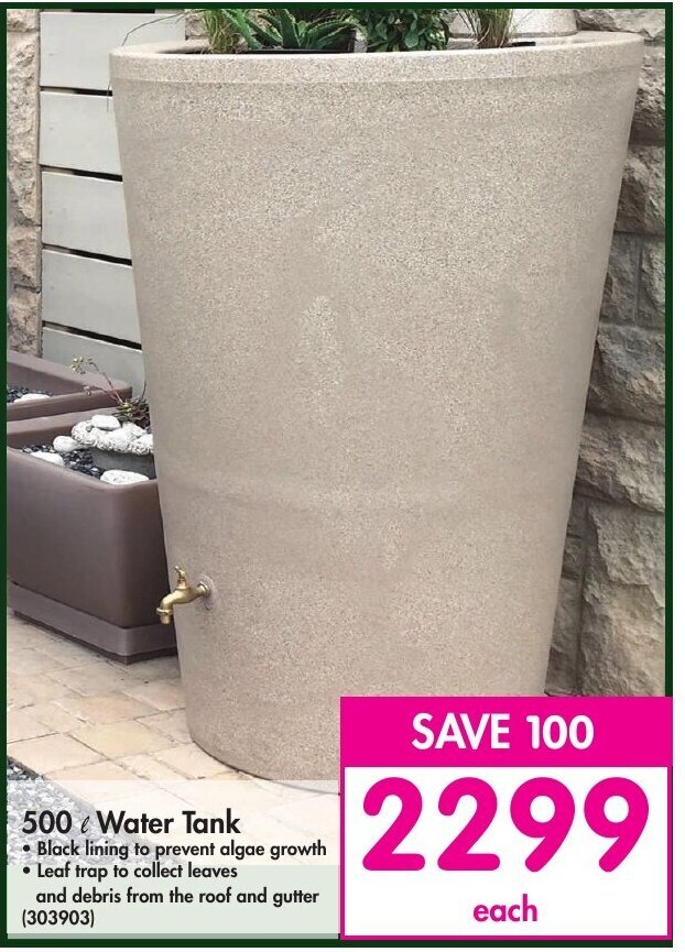 500L Water Tank offer at Makro