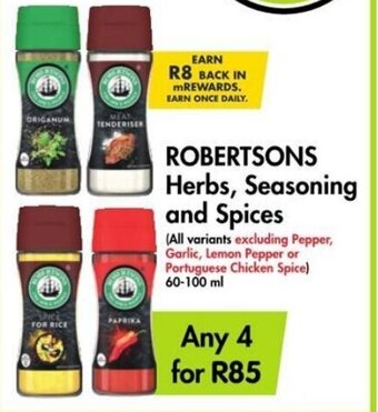 Makro ROBERTSONS Herbs, Seasoning and Spices offer