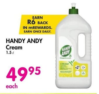 Makro HANDY ANDY Cream 1.5L offer