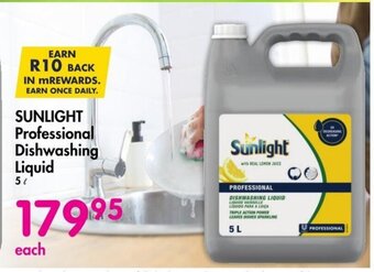 Makro SUNLIGHT Professional Dishwashing Liquid 5L offer