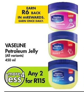 Makro VASELINE Petroleum Jelly (All variants) 450 ml offer