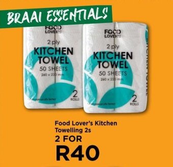 Food Lover's Market Food Lover's Kitchen Towelling 2s offer