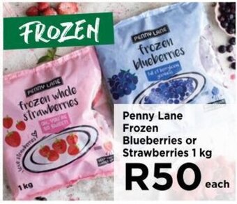 Food Lover's Market Penny Lane Frozen Blueberries or Strawberries 1kg offer