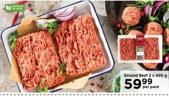 Food Lover's Market Ground Beef 2 x 400g offer