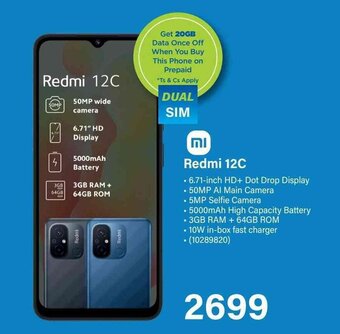 Incredible Connection Redmi 12C offer