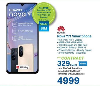 Incredible Connection HUAWEI Nova Y71 Smartphone offer
