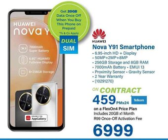 Incredible Connection HUAWEI Nova Y91 Smartphone offer