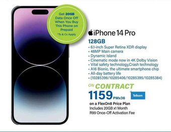 Incredible Connection iPhone 14 Pro 128GB offer