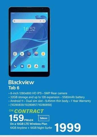 Incredible Connection Blackview Tab 6 offer