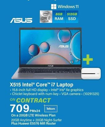 Incredible Connection ASUS X515 Intel Core i7 Laptop offer