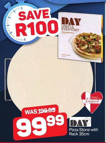 Pick n Pay DAY Pizza Stone with Rack 35cm offer