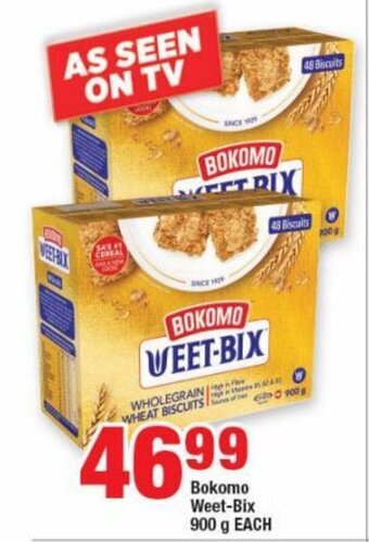 OK Grocer Bokomo Weet-Bix 900 g EACH offer