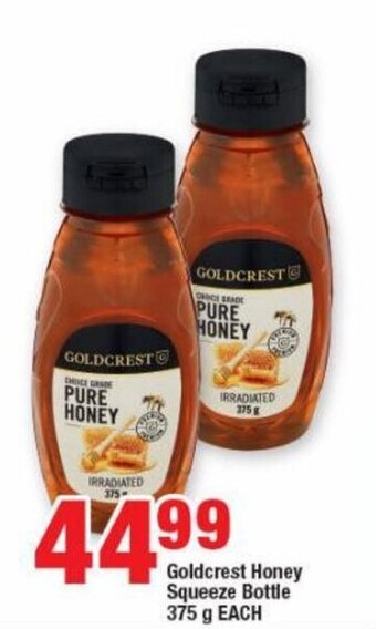 OK Grocer Goldcrest Honey Squeeze Bottle 375 g EACH offer