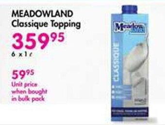 Makro MEADOWLAND Classique Topping 6x1L offer