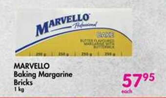 Makro MARVELLO Baking Margarine Bricks 1 kg offer