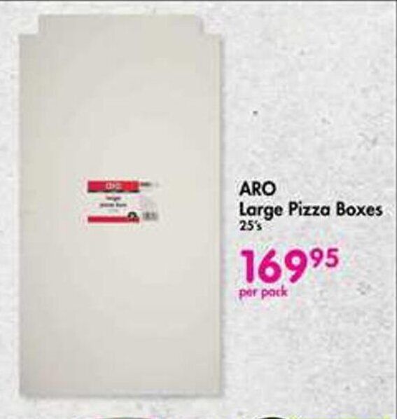 ARO Large Pizza Boxes 25's offer at Makro