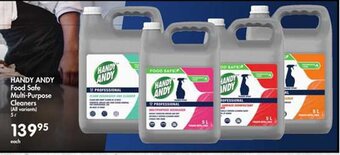 Makro HANDY ANDY Food Safe Multi-Purpose Cleaners (All variants) 5L offer