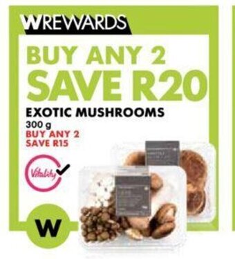 Woolworths EXOTIC MUSHROOMS 300g offer