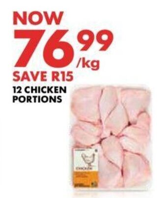 Woolworths 12 CHICKEN PORTIONS offer