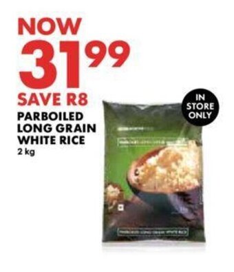 Woolworths PARBOILED LONG GRAIN WHITE RICE 2 kg offer