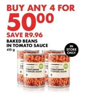Woolworths BAKED BEANS IN TOMATO SAUCE 410 g offer