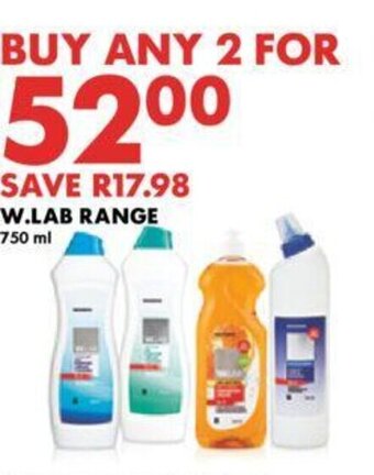 Woolworths W.LAB RANGE 750 ml offer