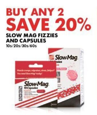 Woolworths SLOW MAG FIZZIES AND CAPSULES 10s/20s/30s/60s offer