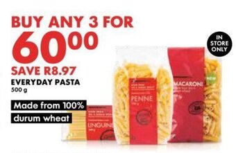 Woolworths EVERYDAY PASTA 500g offer