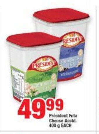 OK Grocer Président Feta Cheese Asstd. 400g offer