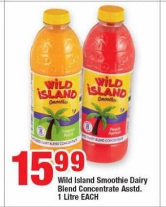 OK Grocer Wild Island Smoothie Dairy Blend Concentrate Asstd. 1 Litre EACH offer