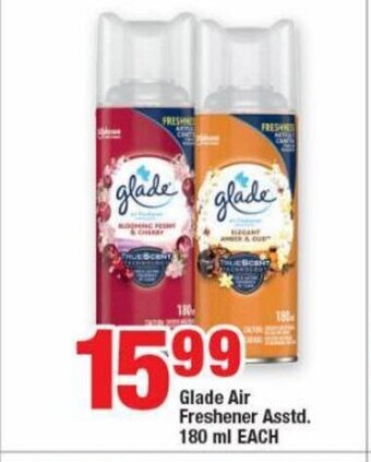 OK Grocer Glade Air Freshener Asstd. 180 ml EACH offer