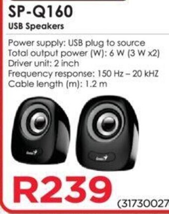 Genius SP-Q160 USB Speakers