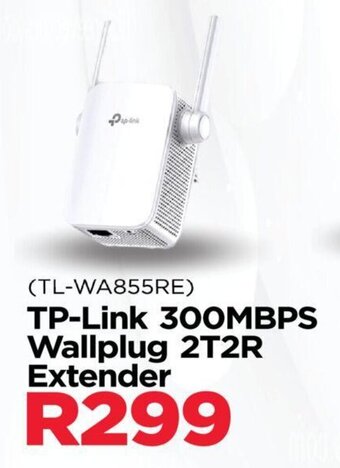 Matrix Warehouse TP-Link 300MBPS Wallplug 2T2R Extender offer