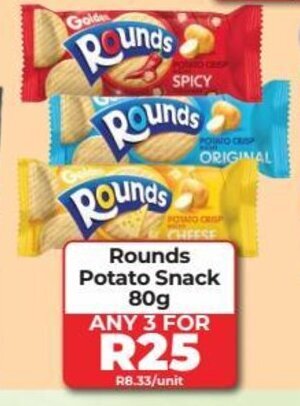 1UP Rounds Potato Snack 80g offer