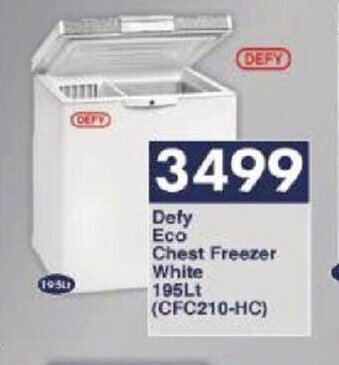 President Hyper Defy Eco Chest Freezer White 195L offer