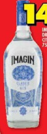 Shoprite IMAGIN LONDON DRY CLASSIC/ CITRUS GIN 750ml each offer