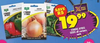 Shoprite STARKE AYRES SEEDS offer