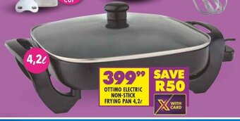 Shoprite OTTIMO ELECTRIC NON-STICK FRYING PAN 4.2L offer