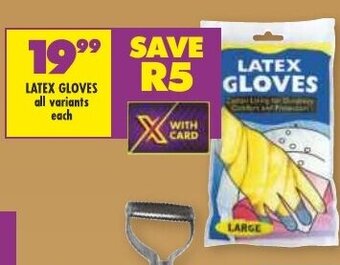 Shoprite LATEX GLOVES offer