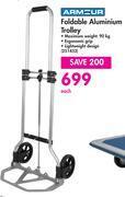 Armour foldable aluminium trolley