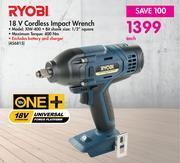 Ryobi 18v cordless impact wrench xiw 400 each offer at Makro